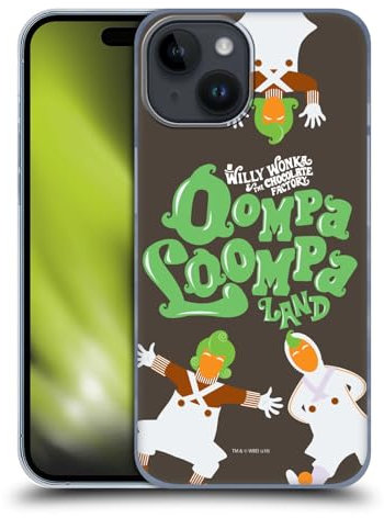 Head Case Designs Offizielle Willy Wonka and the Chocolate Factory Oompa Loompa Grafiken Harte Rueckseiten Handyhülle Hülle Huelle kompatibel mit Apple iPhone 15