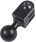 NovelGoal Alluminio 17mm Testa a Sfera Adattatore Clip Compatibile con GoPro Hero 11 10 Accessori Della Macchina Fotografica Supporto Del Telefono Auto Registrazione Staffa