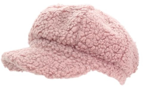 dy_mode Schirmmütze Damen Cord Kappe Ballonmütze Barett Cap - BM110 (BM0217-Zartrosa)