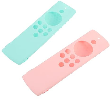 Veemoon 2pcs Remote Control Protective Storage Cover Case for Stick Non-skid Tv Remote-control Unit Protector Accessory