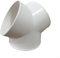 Reductor de conductos en forma de Y de 100 mm, 150 mm, 200 mm para conectar tubo de conducto o manguera de conducto flexible (200 mm), J368IKJ78U0D9CA6I5CP2W46T