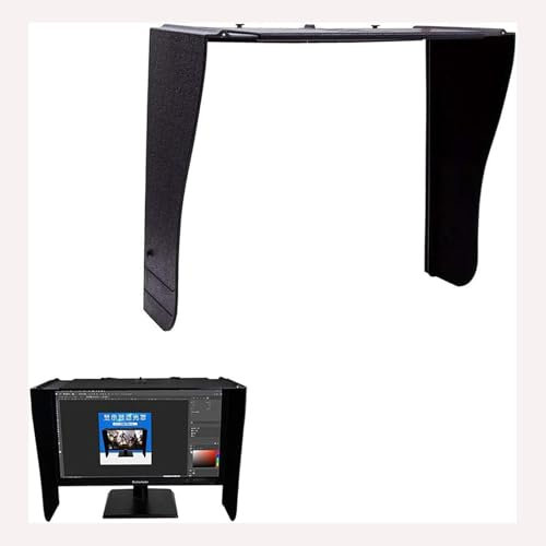 YCNLYSSR Parasole per Laptop, paraluce per Monitor di Computer, Nessuna Perdita di Luce/Che fornisce Privacy e Protezione, Si Adatta praticamente a Tutti i Laptop da 17 a 27
