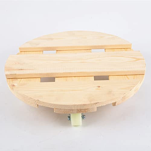 Chariot rond pour pot de fleurs avec roulettes universelles Diamètre 40 cm