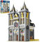 Reobrix Mittelalterliche Kirche Baustein-Set mit Licht, Europäische Architekturgeschichte Modellbausatz 66027, Heimdekoration Bau Ziegelstein Geschenk für Erwachsene Jugendliche 14+ (3183PCS)