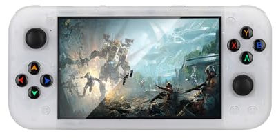 JOYARCH RG50XX 5 Pouces Rétro Console de Jeu Portable Horizontale, 800 * 480 128G PSP Plein Écran Fit Console de Jeu d’Arcade Rétro avec Joysticks Doubles et Plus de 15000 Jeux