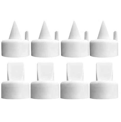 8 PCS Duckbill Valves for Spectra S1 S2 9 Plus Synergy Gold & Medela Pumps, Replacement Duckbill Valve Parts with Same Suction as Original (8 Pack)