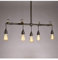 KosiLight - 5-flammige Wasserventil Pendelleuchte - Neptune - dunkelsilber - - Metall - IP20 - Kompatibel mit A