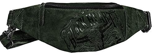 Jack's Inn 54 Salty Dog Gürteltasche ohne Frontfach grün aus echtem Leder
