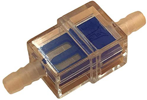 6MM Square Inline Fuel Filter For Motorcycle Motorbike Moped Scooter Trials MX