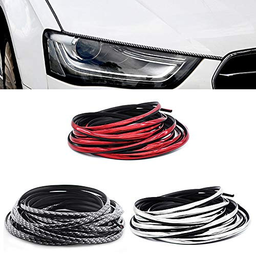 Tcare 1 Stücke 5 mt Reflektierende Autotür Kantenschutz Kratzleiste Anti Kollision Trim Stoßstange Schutz Aufkleber Streifen Auto Styling Leisten
