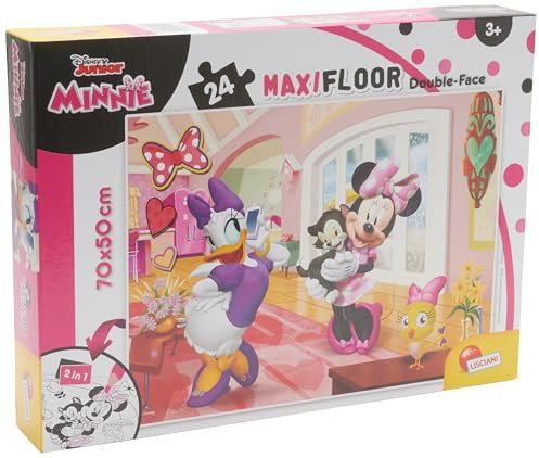 Liscianigiochi 74068 Maxipuzzle doppelseitig 24, Mehrfarbig