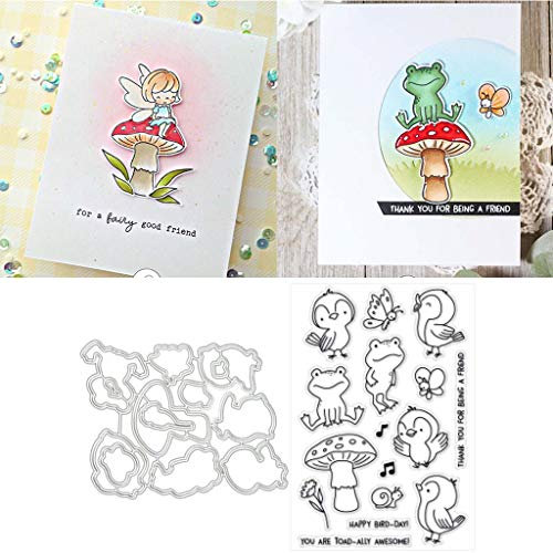 1 Satz Vogel DIY Stanzschablonen Und Stempel Scrapbooking Stanzmaschine Schablonen Stanzformen Für Cuttle Bug Und Andere Embossing Machine