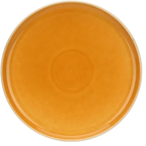 Thun Rose&Tulipani - Piatto Tondo color Zucca in gres, diametro 31 cm, collezione Arpeggio