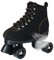 Rollschuhe für Erwachsene, Leder High-Top Zweireihige Quad Kick Rollerskate Schuhe, Klassische 4-Rad Roller Skates für Indoor und Outdoor Männer Frauen Jungen Mädchen Unisex