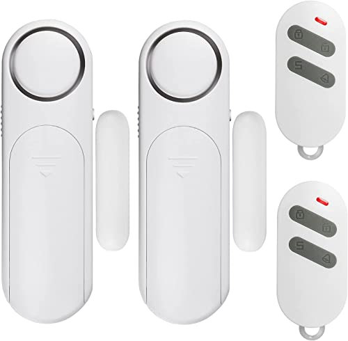 TOWODE Allarme per Porta, Allarme per Finestra Allarme Senza Fili Con Sensore Di Contatto per Porte e Finestre Con Suono Da 120dB 3 Modalità per La Tua Casa, i Bambini, La Sicurezza Del Negozio
