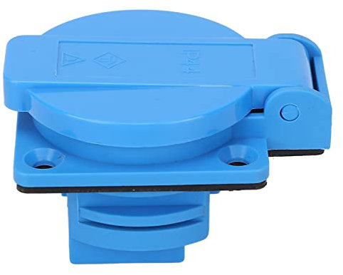 Fournyaa Prise Industrielle dissimulée, Coque en ABS de connecteur Industriel dissimulé Bleu Blanc résistant au vieillissement pour Le Camping en Caravane français