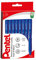 Pentel BX440 Feel-it Wow Druckkugelschreiber 1,0 mm 8 Stück blau