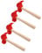 Toyvian 4pcs Kids Wooden Hammer Pounding Toys - Educational Puzzle for Toddlers and Children - Plastic Small Toy