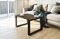 AKKE Couchtisch Wohnzimmertisch Beistelltisch Tisch Für Wohnzimmer Schwarz 100 x 60 x 45