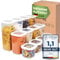 Viwares Vorratsdosen mit Deckel Luftdicht | 12er Vorratsbehälter Set | BPA-FREI | Zur Müsli Mehl und Zucker Aufbewahrung | Praktische Aufbewahrungsbox Küche für alle Lebensmittel