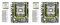 BRIUERG Xeon E5 2640 - Set di 2 schede madri X79 CPU E5-2640 con LGA2011, 4 pezzi x 4 GB = 16 GB di memoria DDR3 RAM PC3 10600R 1333 MHz