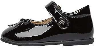 Naturino Ballerine in Vernice con Cinturino, Nero Avorio 23