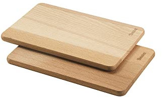 METALTEX 580044000 Vesperbrett 2er Set aus Buchenholz/Frühstücksbrettchen