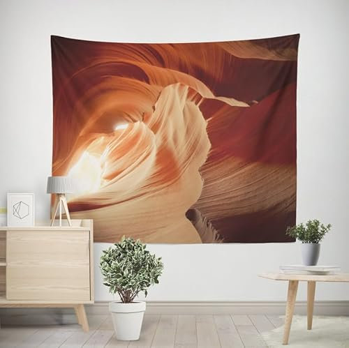 Tapisserie Murales Vintage Papier Peint Décoration WC Désert Hippie Chic Tableau Decoration Moderne Home pour Le Salon et la Chambre 150x130cm