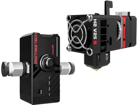 Ruarby Hochpräziser 3D Drucker Extrusionssatz BTT SFS V2.0Smart Filament Sensor Und H2V2S DualGear Extruder DIY Set BTT SFS V2.0 Hochpräziser Druck Intelligenter Filamentsensor Zwei Wege Zuführung