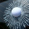 LUMoony Auto Windschutzscheibe Aufkleber Crack Fensteraufkleber 150 * 150mm 3D Golfball Aufkleber Personalisierte PVC Material Windows Aufkleber Aufkleber Lichtbeständig Wasserdicht Dekorativer