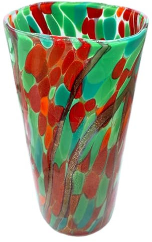 Vase Cylindre en pâte de verre Murano Glasses Made in Italy VS017