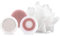 JML NuYou Electric Body Brush Heads - x4 Interchangeable Heads for The NuYou Silicone Body Scrubber to Cleanse, Massage and Exfoliate - x1 Pumice, x1 Loofa, x1 Soft Scrubber, x1 Bristle Brush Foot