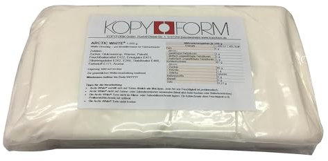 KOPYFORM Rollfondant Arctic White® 6kg, weiß
