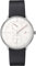 JUNGHANS max Bill Herrenuhr Regulator Bauhaus mit Lederband 27/4493.02