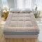 SDGHH-8MMDM Futon Matratze Faltbare Atmungsaktive Einzel- Und Doppelmatratze Etagenbett-Studentenwohnheim Mit Verdickter Weicher Matratze,Beige,200x220cm