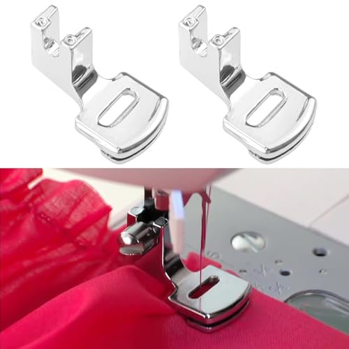 Lot de 2 pieds fronceurs pour machine à coudre à tige basse Singer, Brother, etc