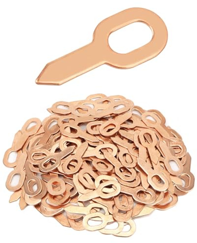 QWORK Dent Puller Rings, 200 Pcs Dent Pulling Straight Washer, Metal Shrink Repair Tool for Panel Welder Spot Welding Machine Consumables