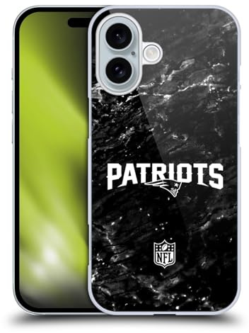 Head Case Designs Offiziell Zugelassen NFL Streifen New England Patriots Logo Harte Rueckseiten Handyhülle Hülle Huelle kompatibel mit Apple Apple iPhone 16