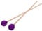 UPKOCH 2st Bassdrum-schläger Trommelschlägel Aus Wollfilzkopf Schlagzeugstock Für Schlaginstrumente Marimba-schlägel Für Tastaturen Schlagzeug-schlägel Violett Hölzern