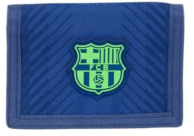 safta Uni Kinder M036a 812525036 F.C. Barcelona Navy Blue Kopfteil, Brieftasche, Geldbörse, bequem und vielseitig, Qualität und Widerstandsfähigkeit, 12,5 x 9,5 cm, Farbe, Marineblau