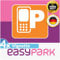 4X EASYPARK Aufkleber Easy Park Vignette APP Sticker Hinterglasaufkleber klein, KFZ Ticket Auto Parkplakette Parken (6 x 6 cm, UV Schutz, wiederablösbar, Made in Germany)