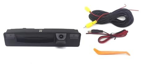 Rückfahrkamera Für Ford Für Focus Mk4 C519 2018 2019 2020 2021 CCD Nachtsicht Backup Reverse Rückansicht Kamera Full HD Kofferraum Griff Kamera Rückansicht Kamera(Dynamic Trajectory)