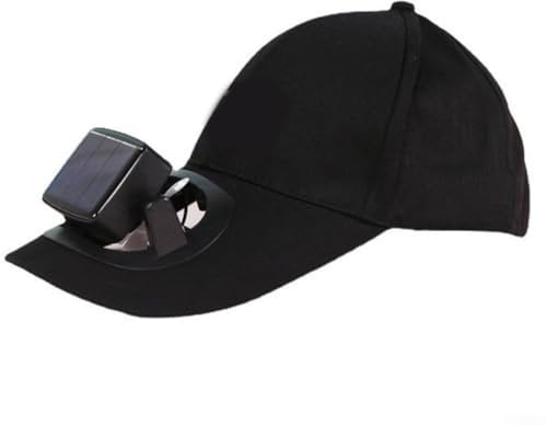 Sonnenblende mit eingebautem solarbetriebenem Ventilator für Outdoor-Sportarten und Freizeitaktivitäten, Wie abgebildet, Einheitsgröße