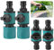 4 Pack for Hozelock Connectors, Quick-Release in-line Shut-Off Valve for Garden Hose Pipe, Hose Pipe Connector,Pacifier Valve