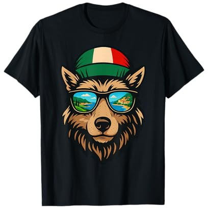 Italian Wolf Italia Italien Amalfiküste Reflexionen T-Shirt