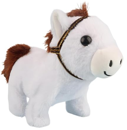 GjnjfdF Peluche en forme de dessin animé scintillant, douillet, pour chambre à coucher, salon, bureau, voiture, canapé, lit, chambre d'enfant, temps de jeu, sommeil, voyage, anniversaire