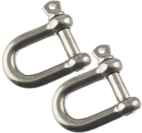 AB Tools 2pk 12mm Acier galvanisé d'accastillage manilles de Remorquage Levage Lien Dee