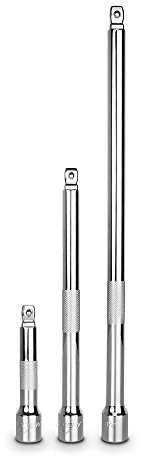 Capri Tools 1/2-Inch Drive Wobble Extension Bar Set, 3-Piece (1-2600)
