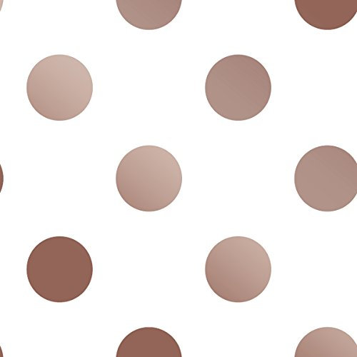 Superfresco Easy Bronze Metallic Dotty Geometric Wallpaper