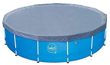 SPIRATO - Telone di Copertura per Piscine Rotonde, Diametro 549 cm